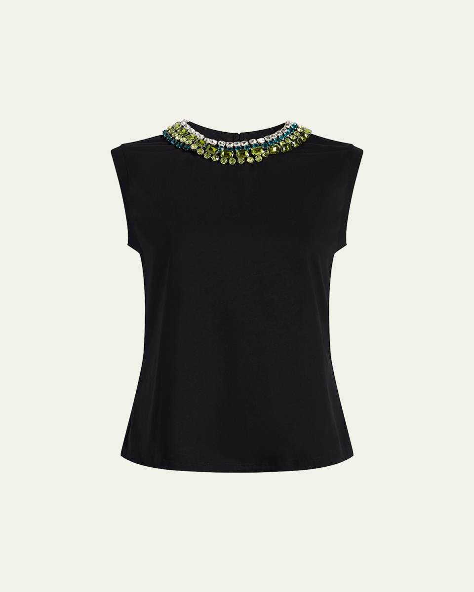 Blaine Crystal-Embellished Tee